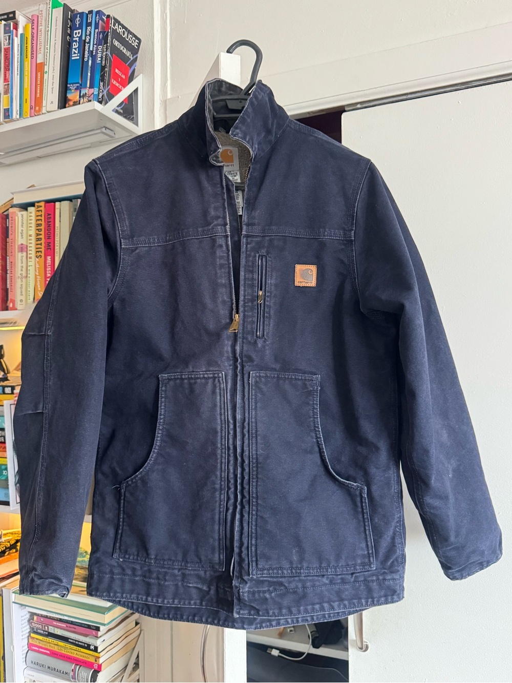Carhartt YYC81 MDT youth xl / mens small chore coat in rare Midnight